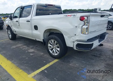 2022 Chevrolet Silverado 1500 4Wd Standard Bed Custom из США, поврежденный, VIN 1GCPDBEK1NZ505511